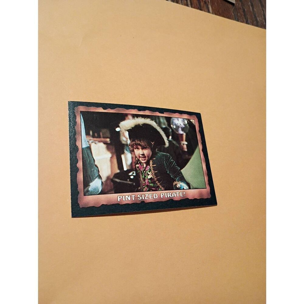 Vintage 1985 Warner Bros Topps Gum Goonies Trading Card #79 Pint Sized Pirate